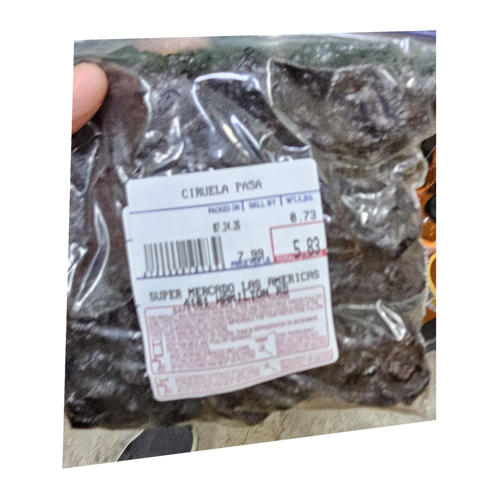 Ciruela Pasa Envasada — 1 lb (454 g, referencia provisional)