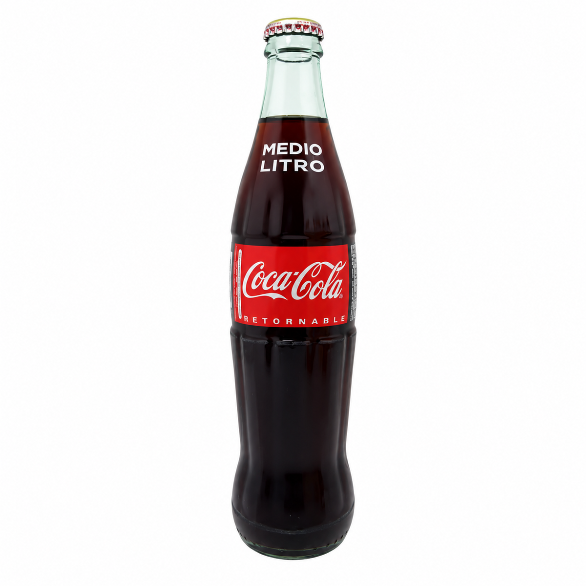 Coca-Cola retornable, botella de vidrio de 500 ml, EAN 75004699