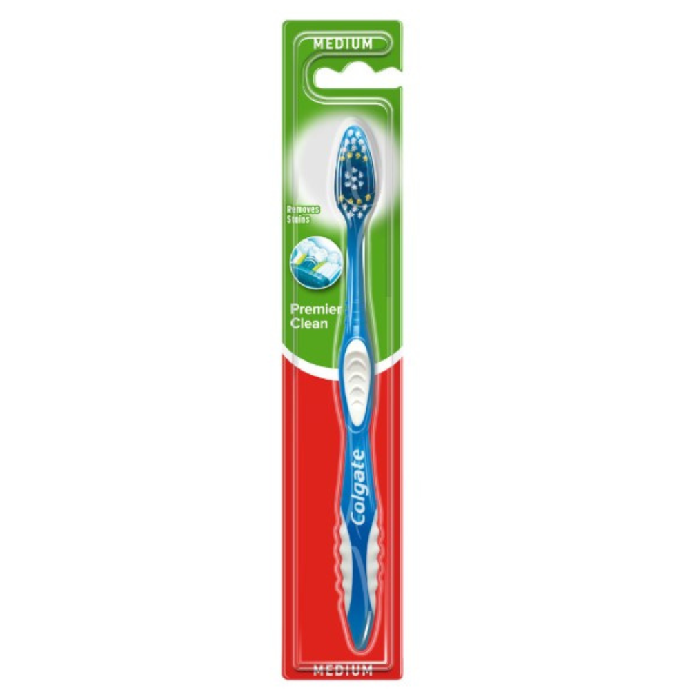 Colgate Premier Clean cepillo dental medio 1 unidad