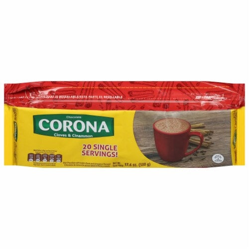 Corona chocolate de mesa con clavos y canela — 17.6 oz / 500 g
