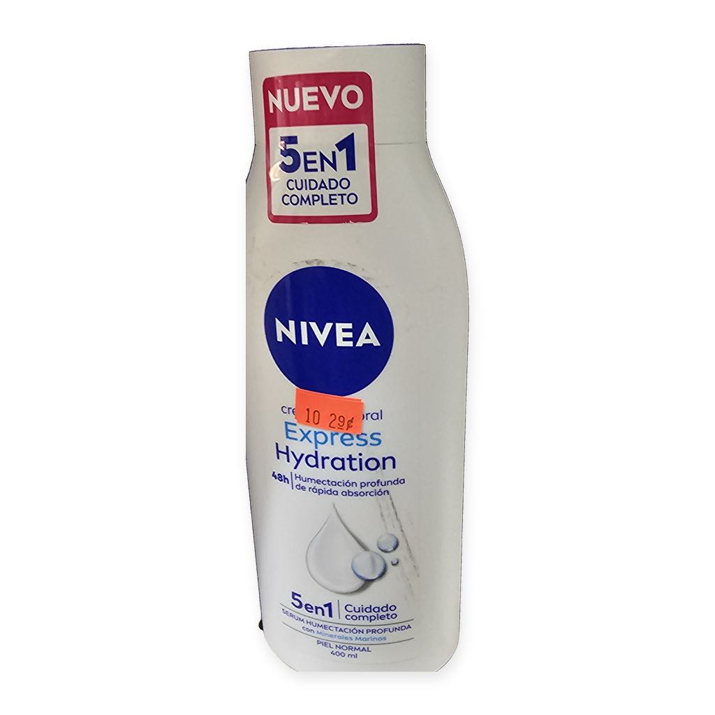 NIVEA Express Hydration Crema Corporal – 400 mL (referencia demo)