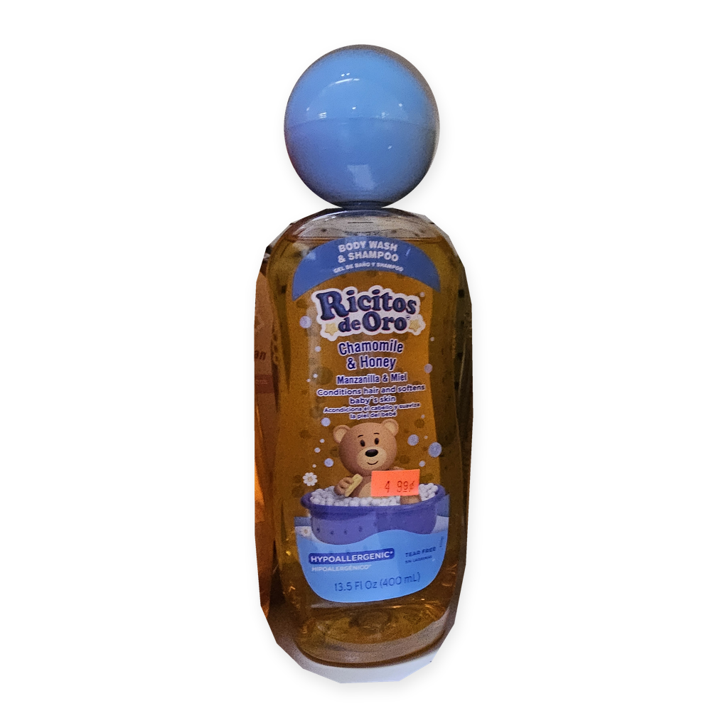 Ricitos de Oro Baño y Shampoo Manzanilla y Miel – 400 mL