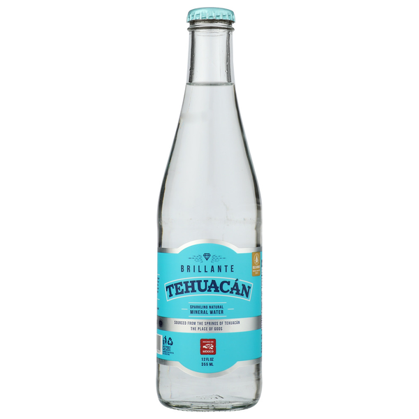 Tehuacan Brillante mineral water glass 355 ml