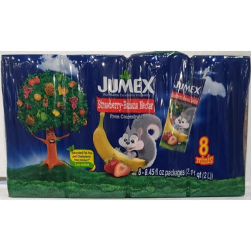 Jumex Néctar Mini de fresa y plátano — 8 envases de 8.45 fl oz