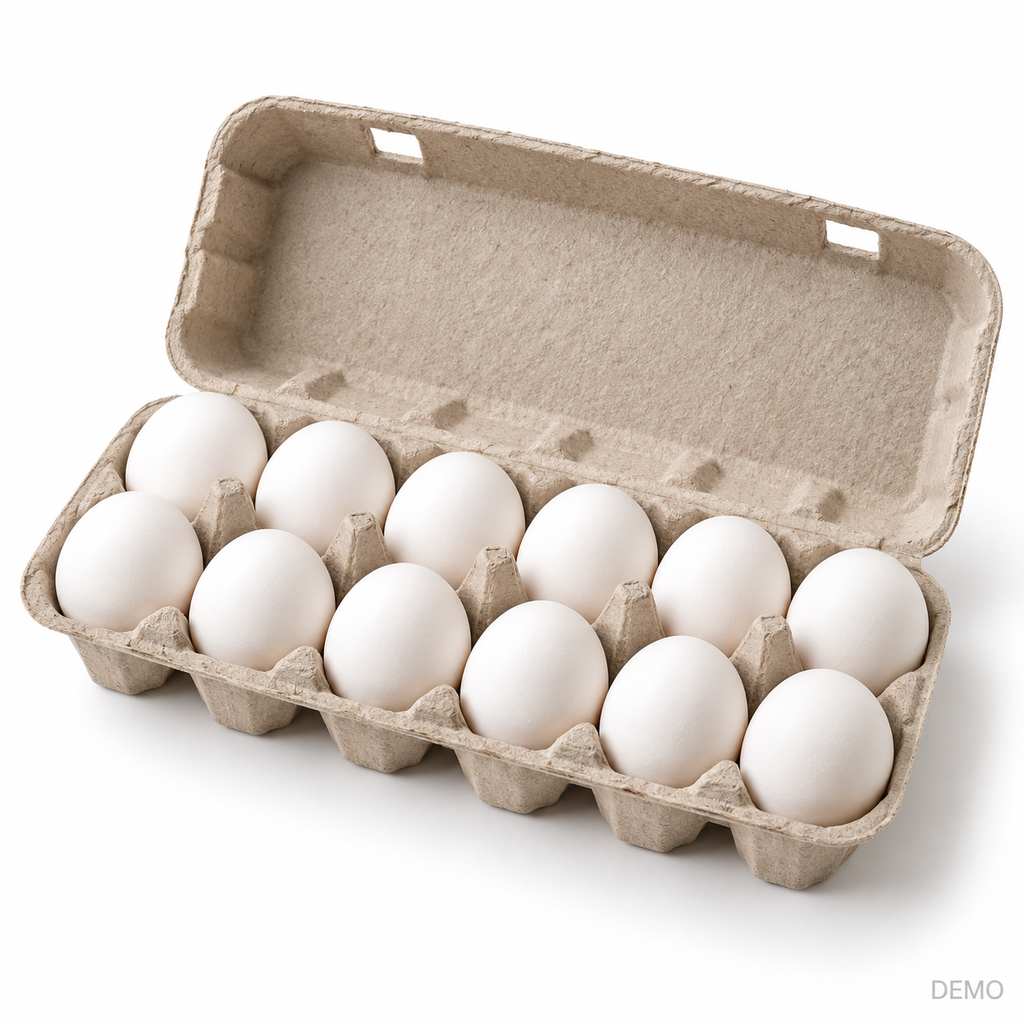 Huevos blancos – 12 unidades