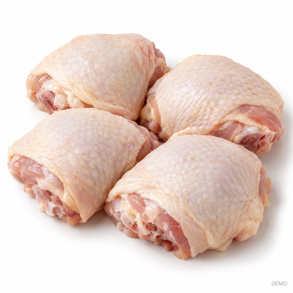 Muslos de pollo con hueso – 1 lb