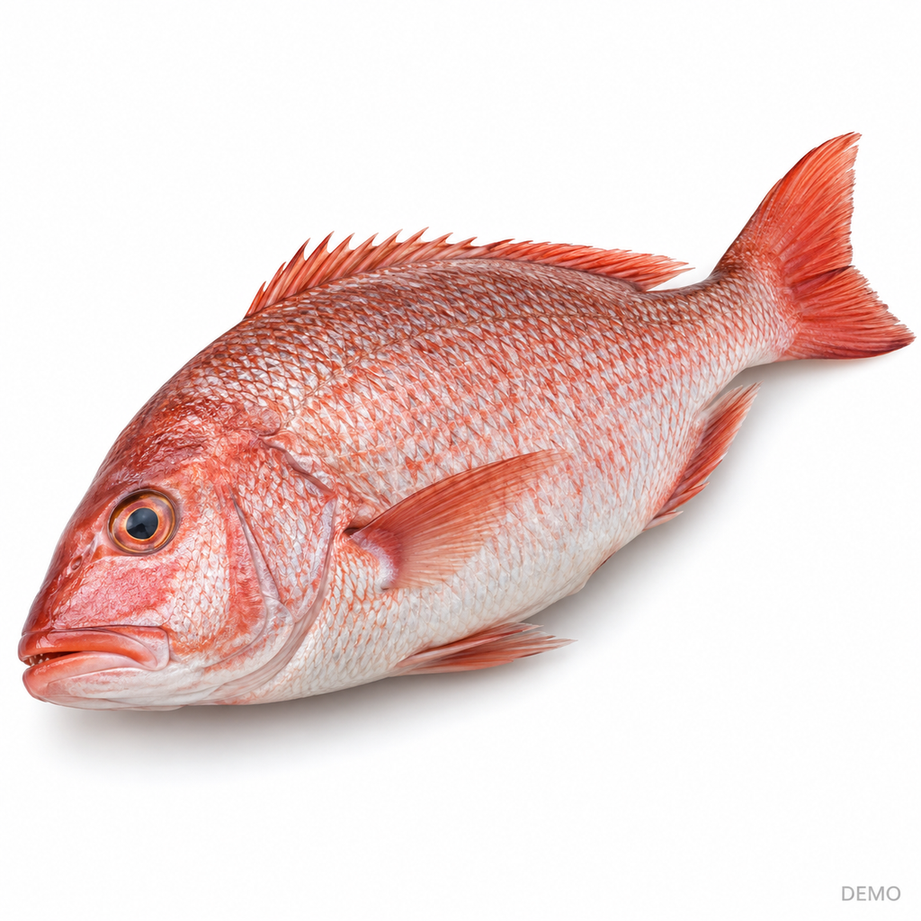 Pargo rojo entero – 1 lb