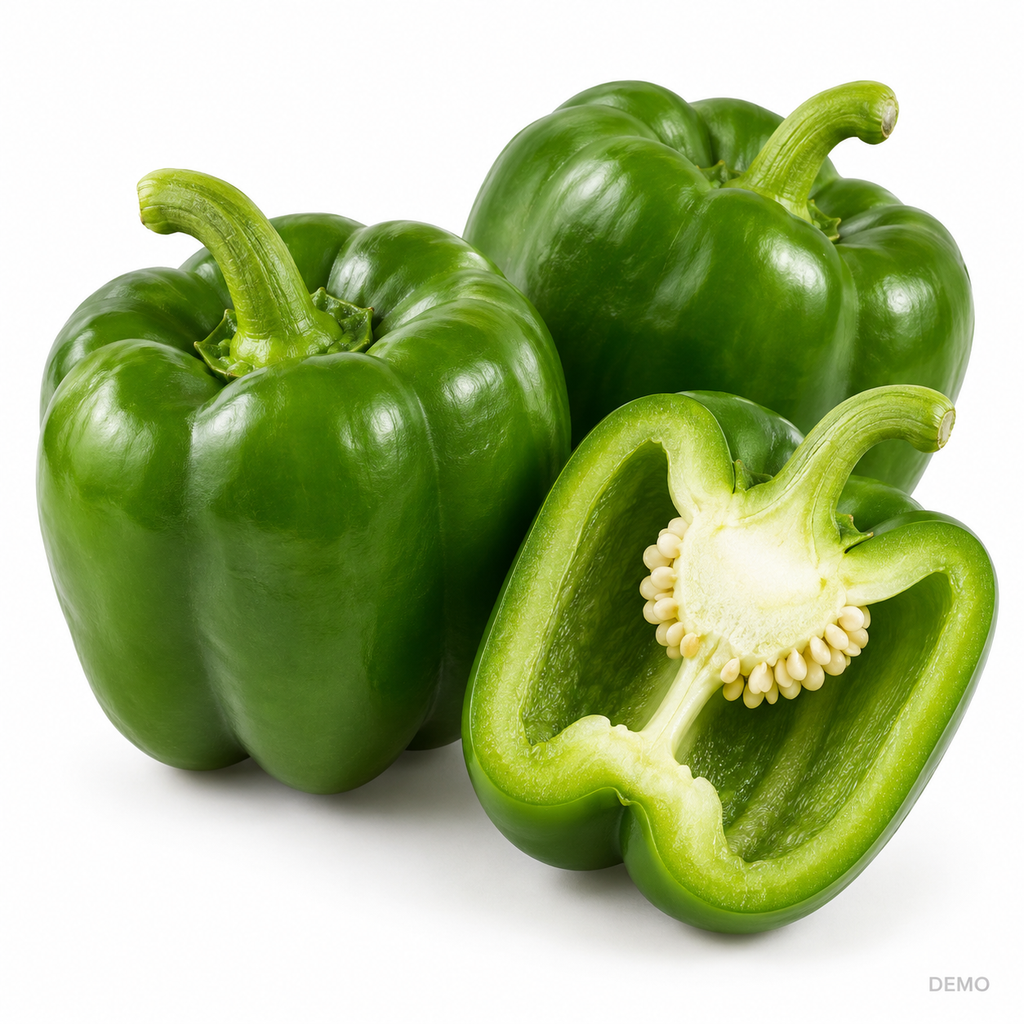 Pimiento verde – 3 unidades