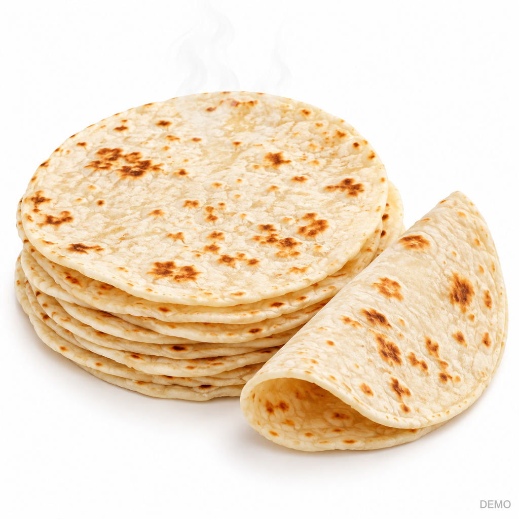 Tortillas de harina calientes – 10 unidades