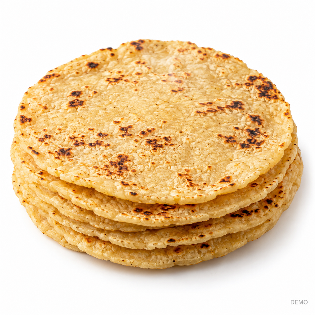 Tortillas de maíz hechas a mano calientes – 10 unidades