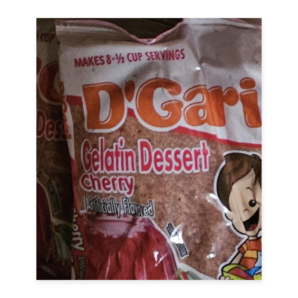 D’Gari Gelatina Sabor Cereza — 120 g