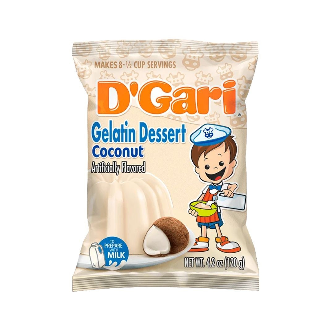 D’Gari gelatina de coco para leche — 4.2 oz