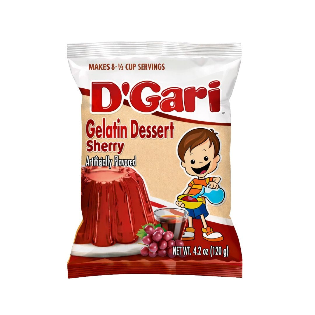 D’Gari gelatina de jerez — 4.2 oz