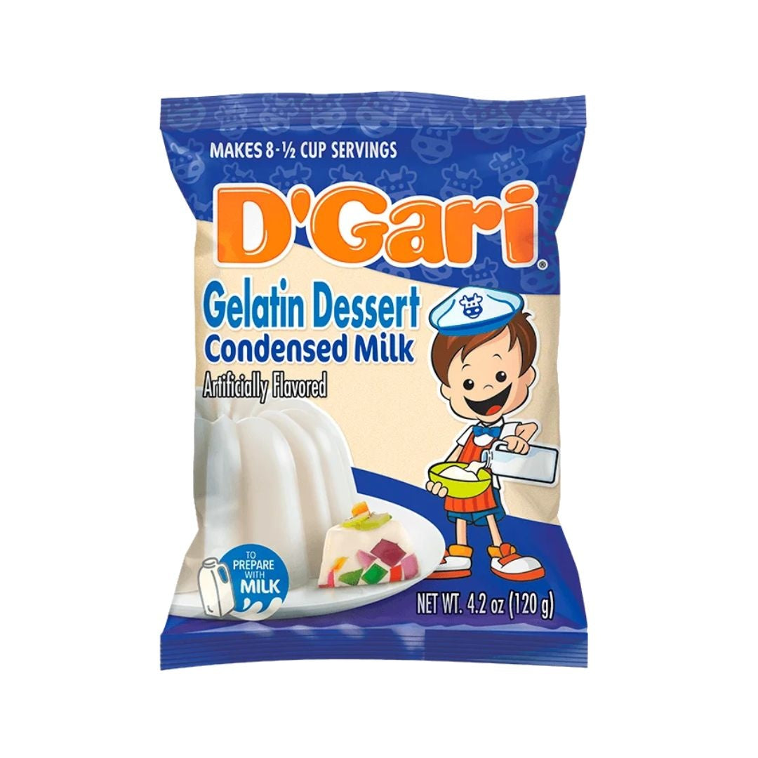 D’Gari gelatina de leche condensada — 4 oz / 120 g