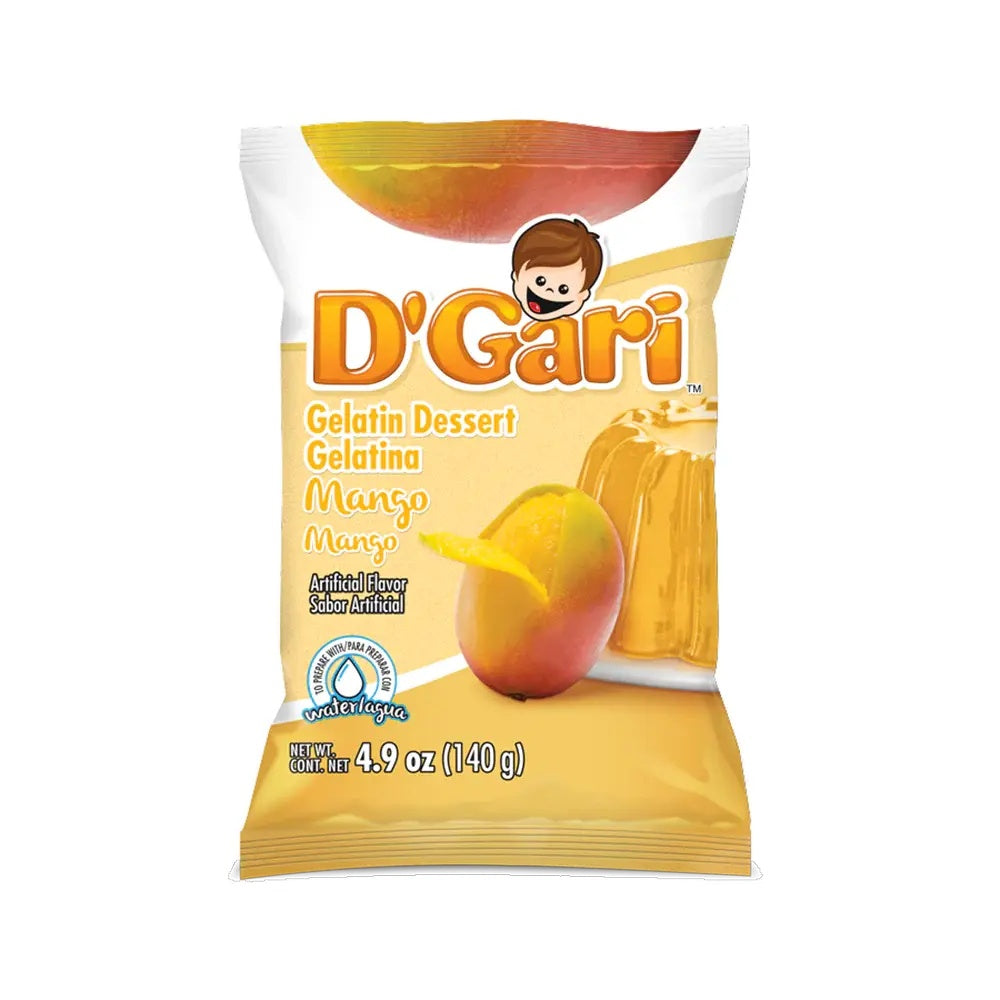 D’Gari gelatina de mango para agua — 4.9 oz / 140 g
