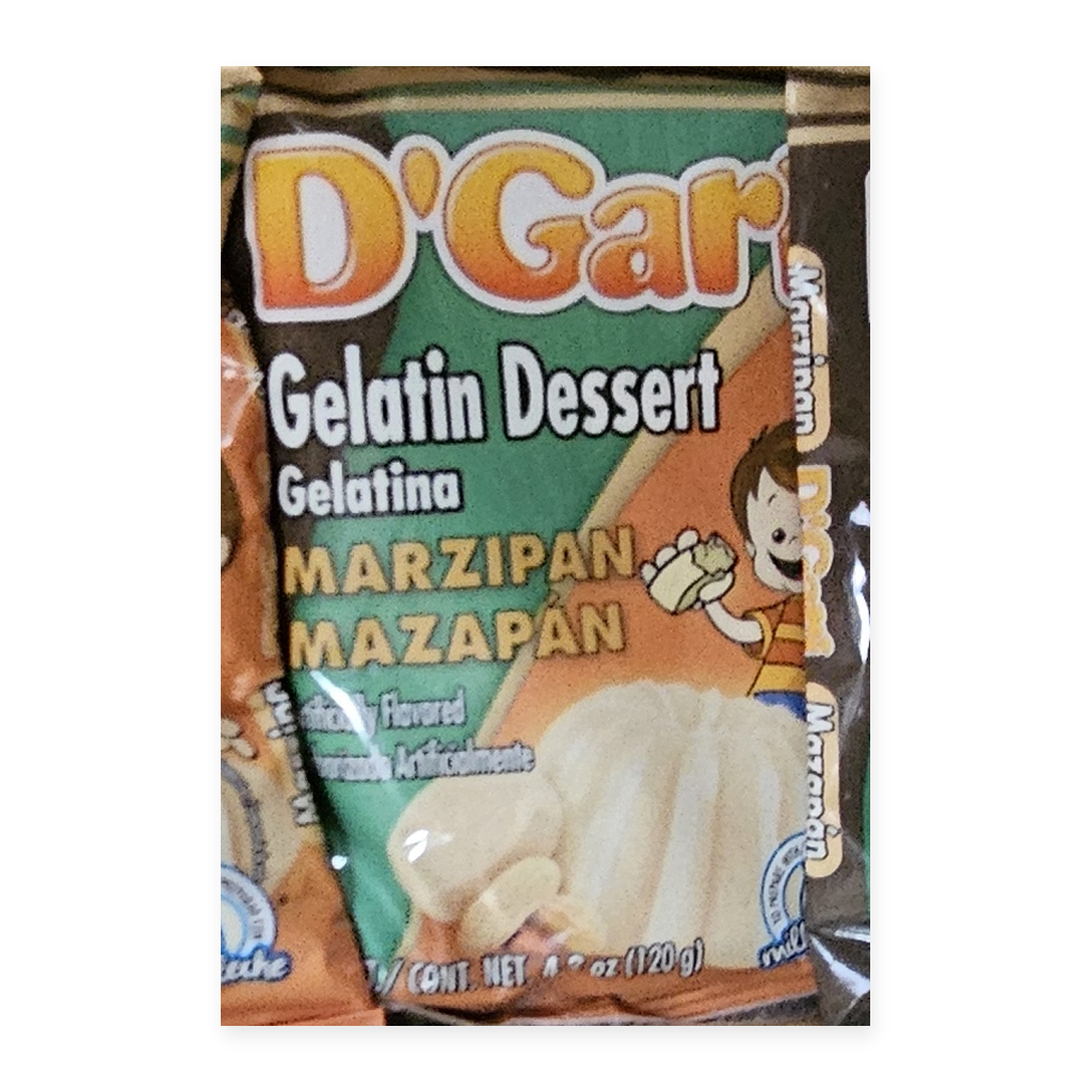 D’Gari Gelatina Sabor Mazapán — 120 g