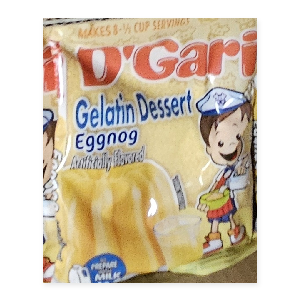 D’Gari Gelatina Sabor Rompope — 120 g