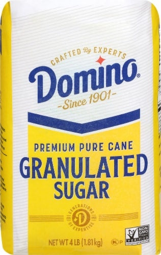 Domino azúcar de caña granulada — 4 lb