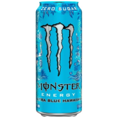 Monster Ultra Blue Hawaiian — 16 fl oz, 1 lata | UPC 070847898245