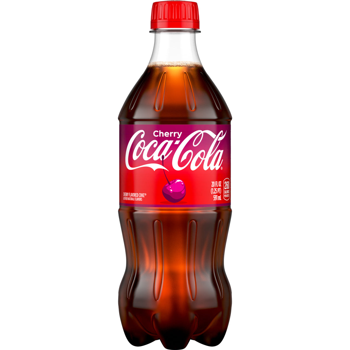 Coca-Cola Cherry — botella de 20 fl oz