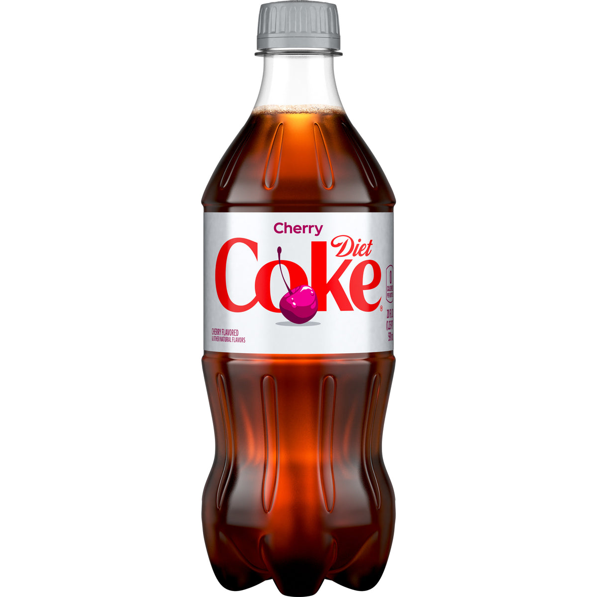 Diet Cherry Coke — botella de 20 fl oz
