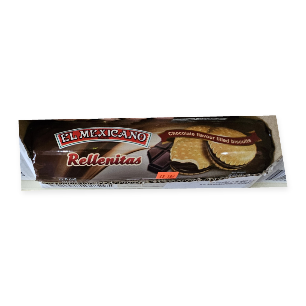 El Mexicano Rellenitas Chocolate — 240 g (referencia provisional)