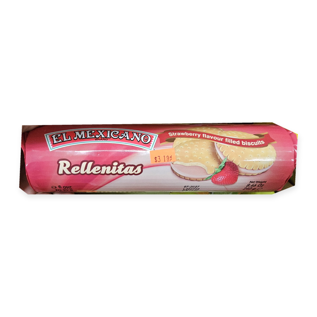 El Mexicano Rellenitas Fresa — 240 g