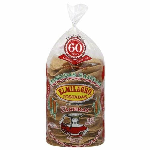El Milagro tostadas caseras — 24 piezas / 14 oz