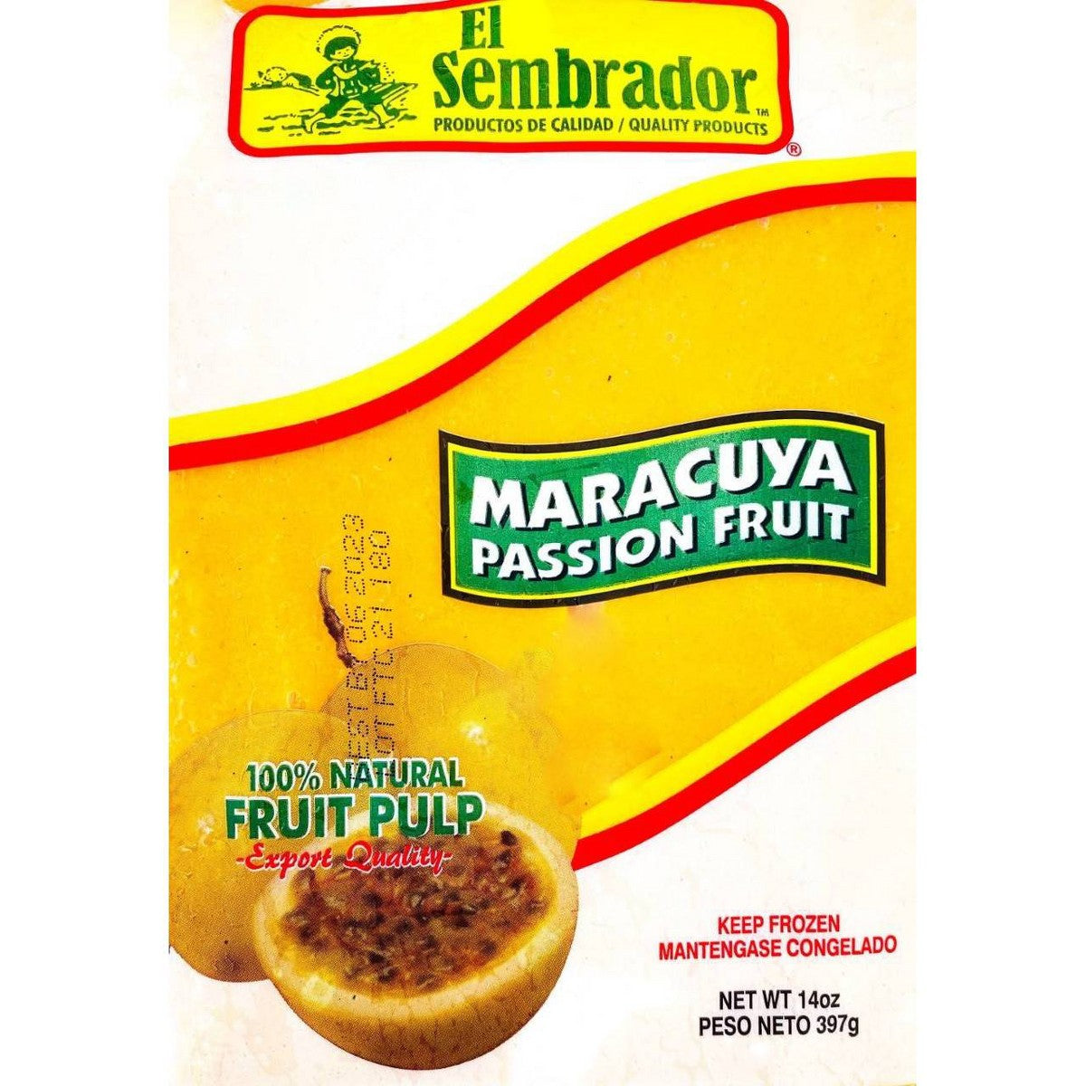 El Sembrador Pulpa de maracuyá — 14 oz