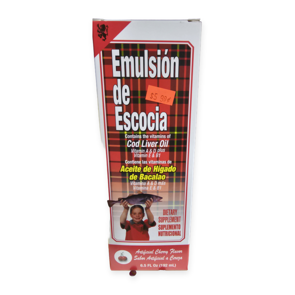 Emulsión de Escocia Suplemento Sabor Cereza — 192 mL