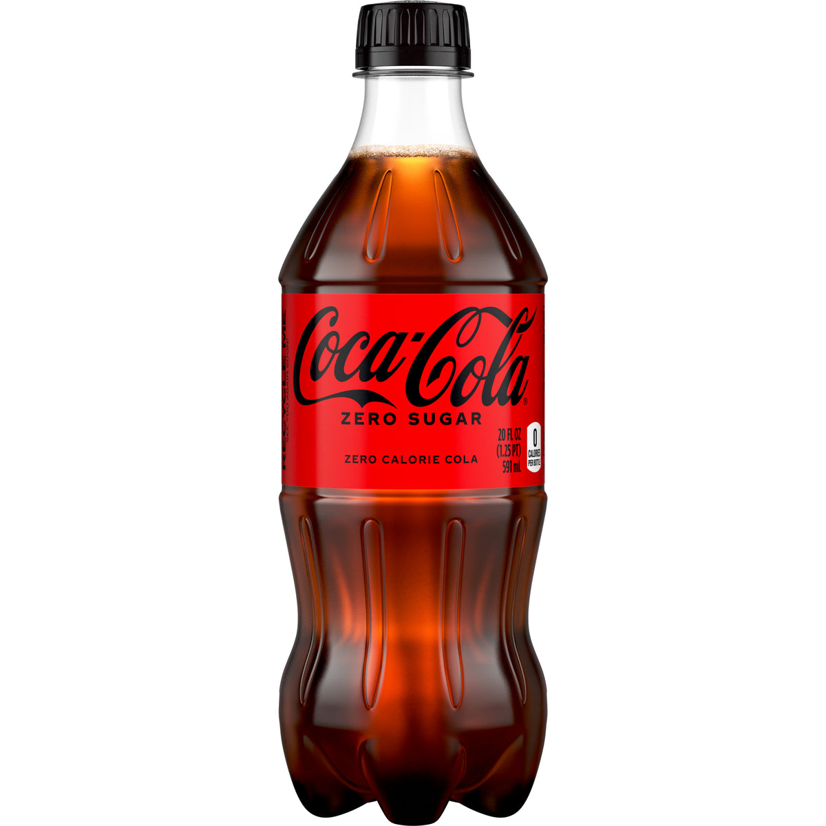 Coca-Cola Zero Sugar — botella de 20 fl oz