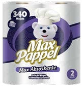 Max Pappel Toallas de Cocina — 2 rollos