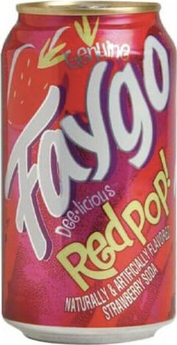 Faygo Redpop refresco de fresa lata 355 ml