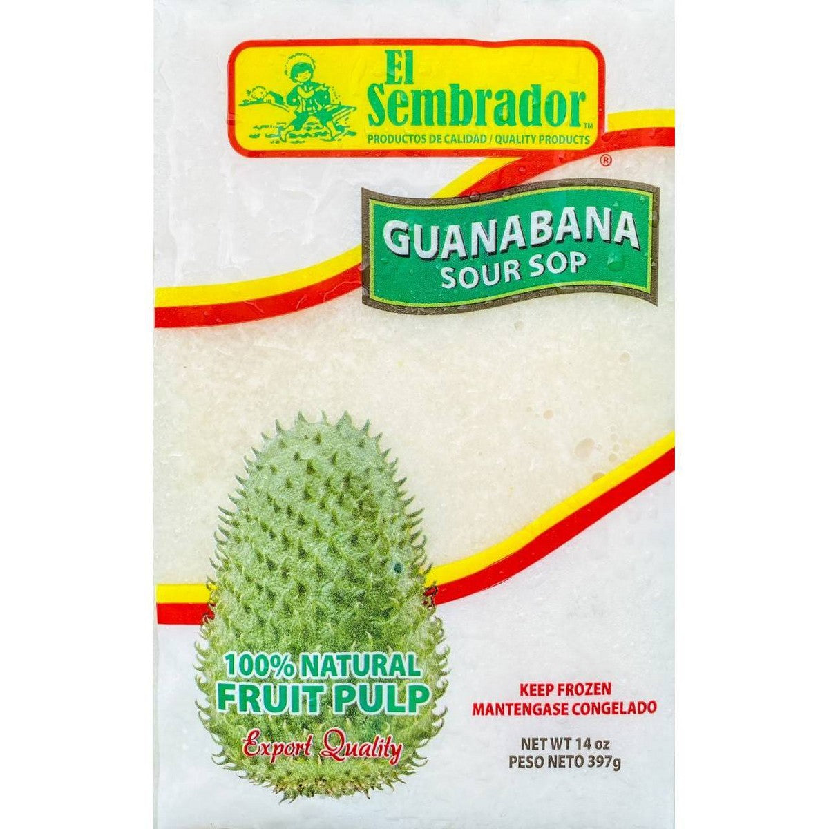 El Sembrador Pulpa de guanábana — 14 oz