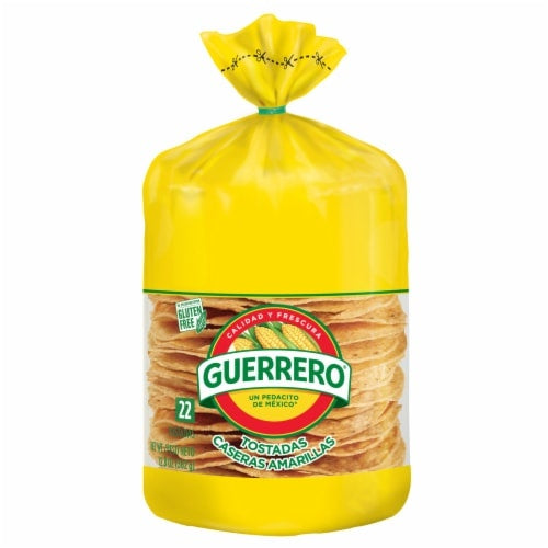 Guerrero tostadas caseras amarillas — 22 piezas / 12.8 oz