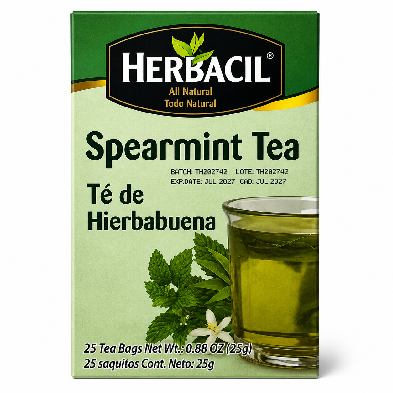 Herbacil Té de Hierbabuena — 25 sobres