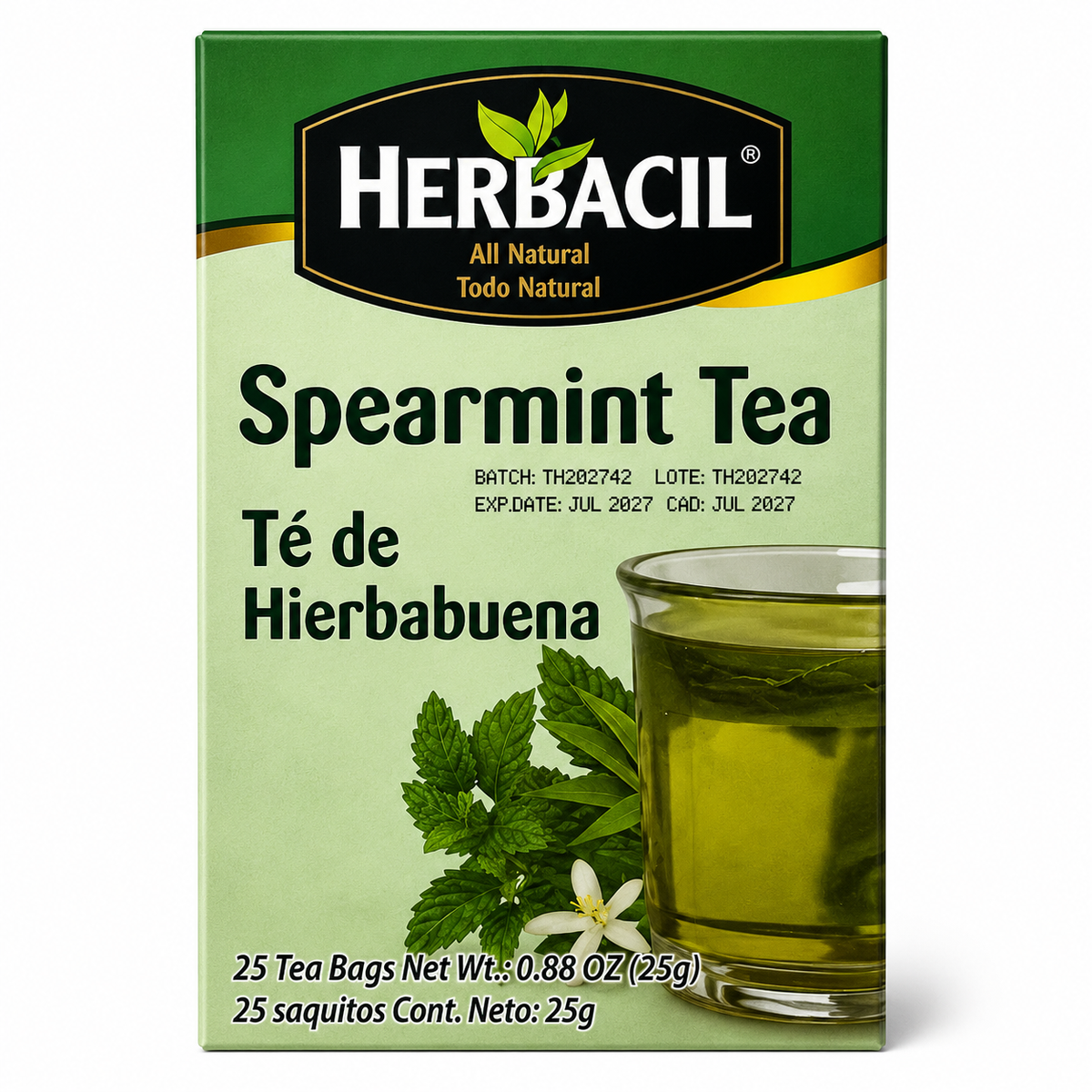 Herbacil Té de Hierbabuena — 25 sobres