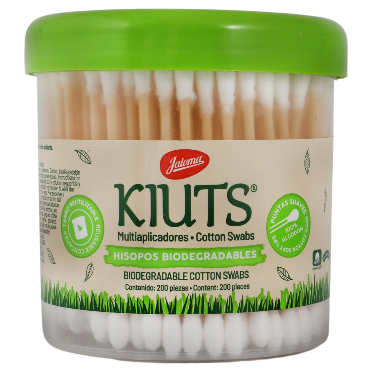 Hisopos Aplicadores Kiut S Jaloma Tarro 200 Piezas