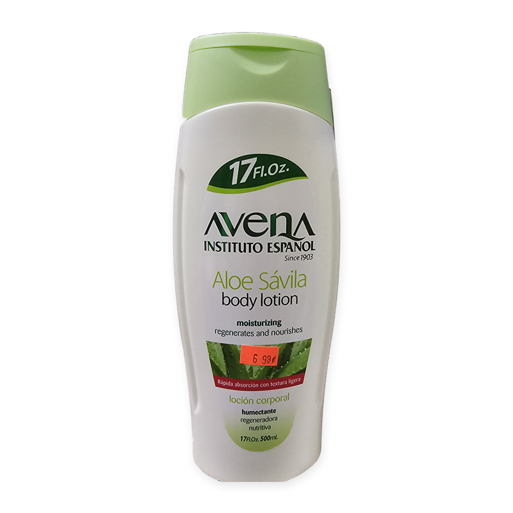 Instituto Español Avena Loción Corporal Aloe Sávila — 500 mL