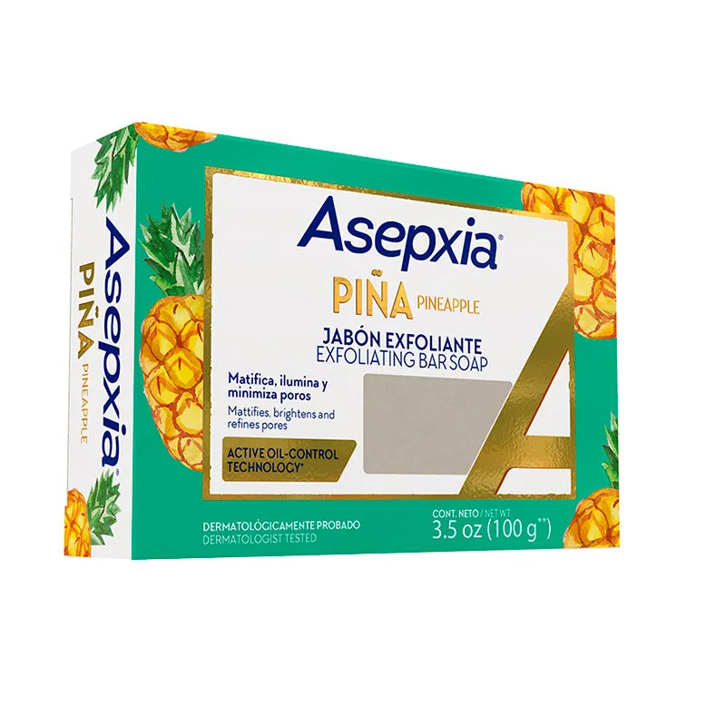 Jabon Exfoliante en Barra Piña Asepxia - 100 gr