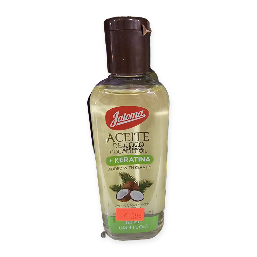 Jaloma Aceite de Coco con Keratina — 120 mL
