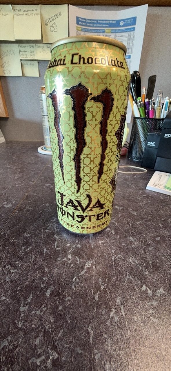 Java Monster Dubai Chocolate cafe con energia