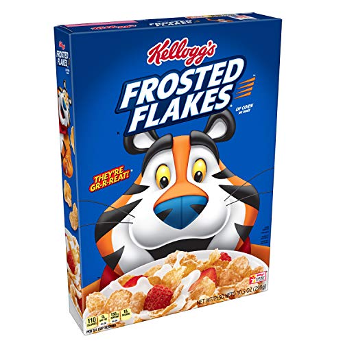 Kellogg's Frosted Flakes Cereal - 12oz: Fat Free, No High Fructose Corn Syrup