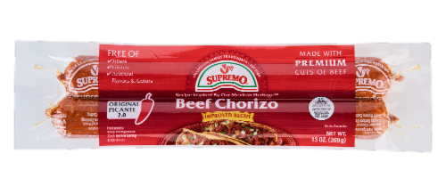 Supremo Spicy Beef Chorizo — 13 oz