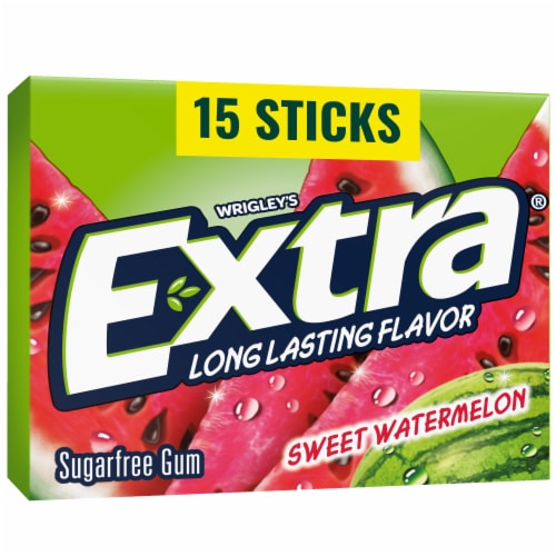 Extra Watermelon — 1 paquete de 15 barritas