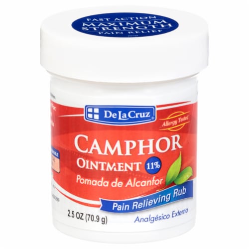 De La Cruz Pomada de Alcanfor — 2.5 Oz