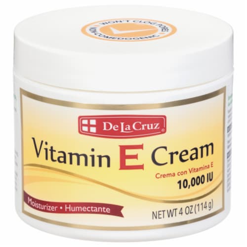 De La Cruz Crema Vitamina E — 4 oz