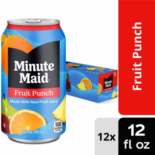 Minute Maid Fruit Punch — 12 latas de 12 fl oz