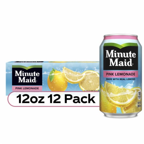 Minute Maid Pink 12 Oz Fridge Pack — 12 latas de 12 fl oz