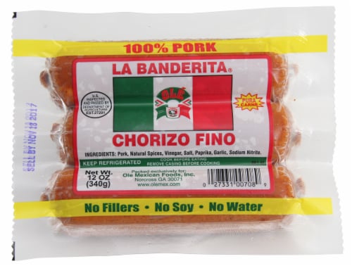 la banderita chorizo fino — 12oz
